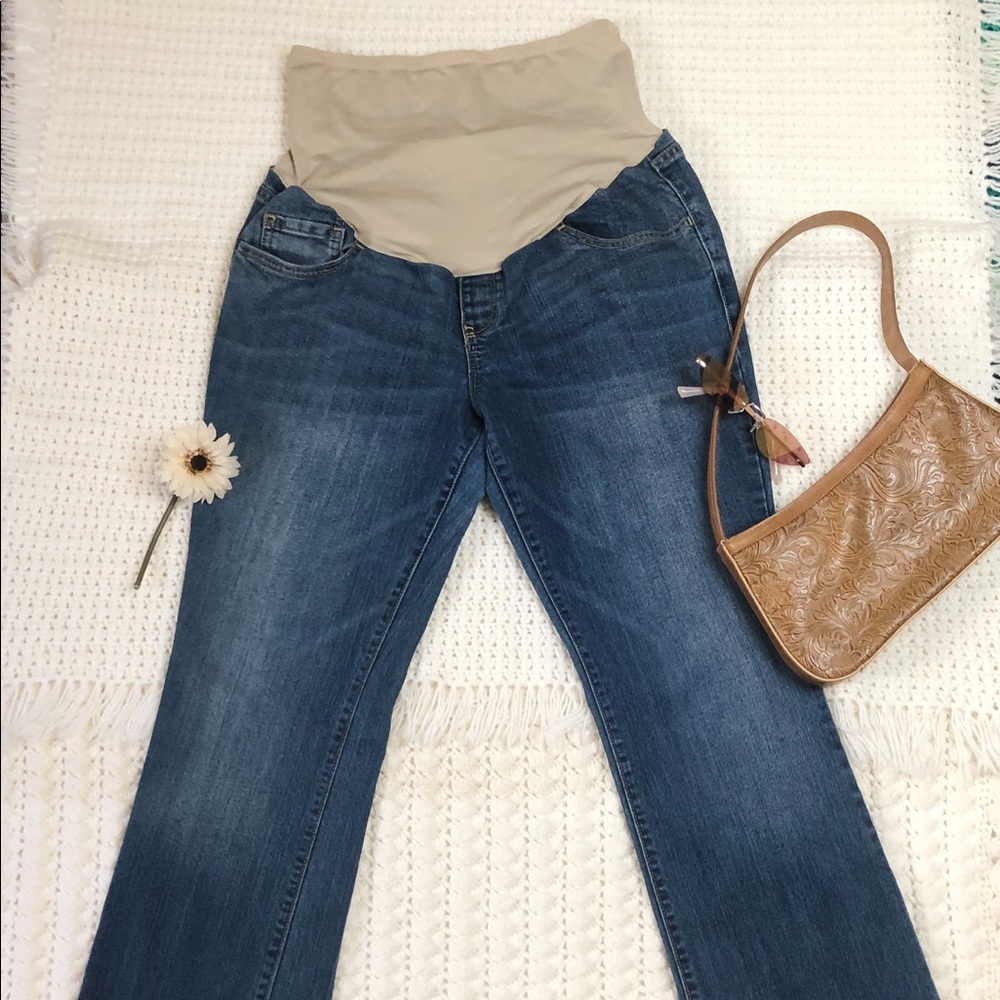 Old Navy Maternity Jeans bootcut size 12 stretch